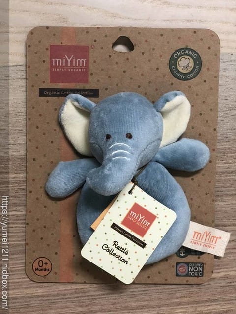 ＊好物分享＊【寶寶安撫玩具推薦-miYim棉安撫娃娃-吉拿棒 好夢蛙&手搖鈴 芬恩象象，安心陪伴每一刻】