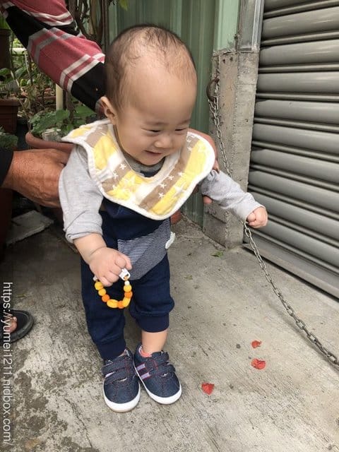 虎寶的鞋鞋初體驗 6M26D【讓寶寶輕鬆踏出人生第一步！台灣品牌-Nikokids學步鞋室(內室外皆宜)】