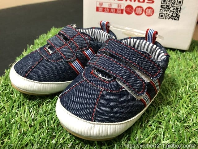 虎寶的鞋鞋初體驗 6M26D【讓寶寶輕鬆踏出人生第一步！台灣品牌-Nikokids學步鞋室(內室外皆宜)】