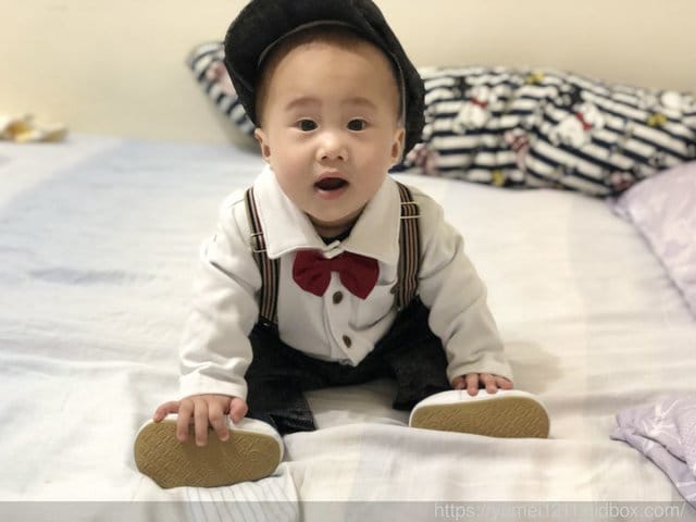 虎寶的鞋鞋初體驗 6M26D【讓寶寶輕鬆踏出人生第一步！台灣品牌-Nikokids學步鞋室(內室外皆宜)】