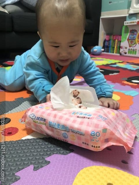 【拭拭樂-嬰兒柔濕巾 立體隱形濕巾蓋，特厚不連抽喔!CP值最高的嬰兒專用柔濕巾】