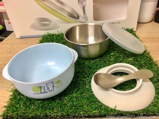 安心無慮的最佳寶寶入門組合【奇哥-抗菌不鏽鋼學習餐具五件組】