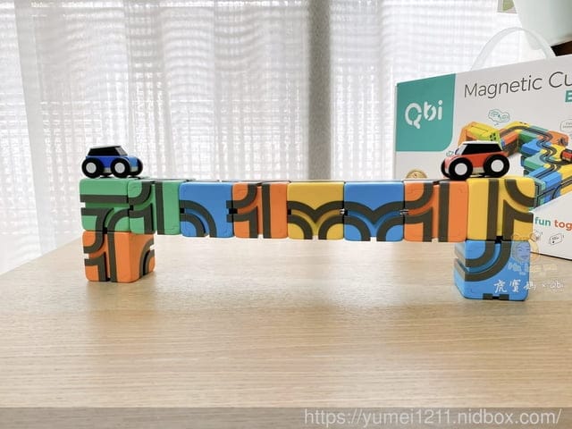 益智玩具【 Qbi 益智磁吸軌道玩具】玩與創造兼具,無限擴充的磁力建構軌道車、開發幼兒大腦淺能,台灣在地製造設計 l 啟蒙玩具 - 第14張圖 益智玩具【 Qbi 益智磁吸軌道玩具】玩與創造兼具,無限擴充的磁力建構軌道車、開發幼兒大腦淺能,台灣在地製造設計 l 啟蒙玩具
