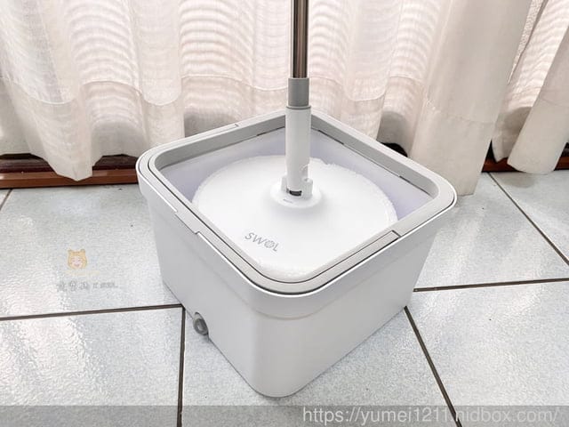清潔推薦-SWOL雙水箱旋轉拖把-免換水好清潔，小小孩都會用