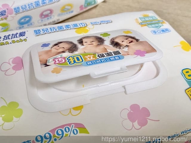 【拭拭樂】超厚嬰兒抗菌柔濕巾/巧扣立保潔蓋/無刺激性的嬰兒濕紙巾