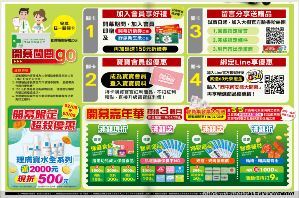 台中西屯|大樹藥局門市開幕| 線上開幕DM|開幕抽獎活動|買一送一 - 第5張圖 台中西屯|大樹藥局門市開幕| 線上開幕DM|開幕抽獎活動|買一送一