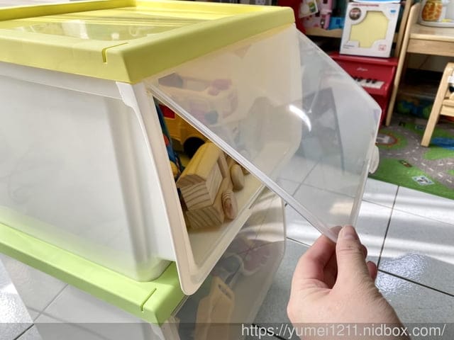 收納箱推薦/大象平方輕透系列直取式收納箱/38L大容量
