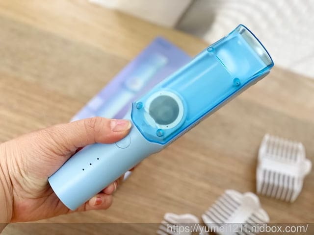 兒童電動理髮器推薦-日本SAKANO KEN坂野健電器-自動吸髮 兒童電動理髮器/剪髮器，超低噪音低震動