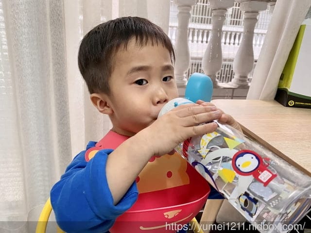 育兒用品-PUKU藍色企鵝-乖寶寶學習水壺組合