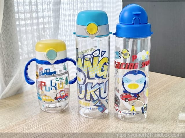 育兒用品-PUKU藍色企鵝-乖寶寶學習水壺組合