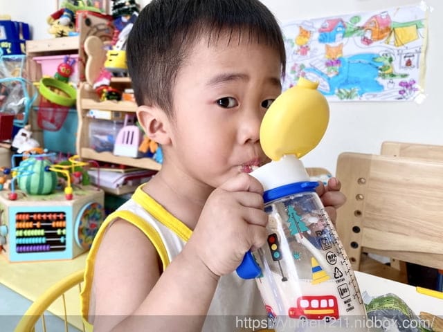 育兒用品-PUKU藍色企鵝-乖寶寶學習水壺組合