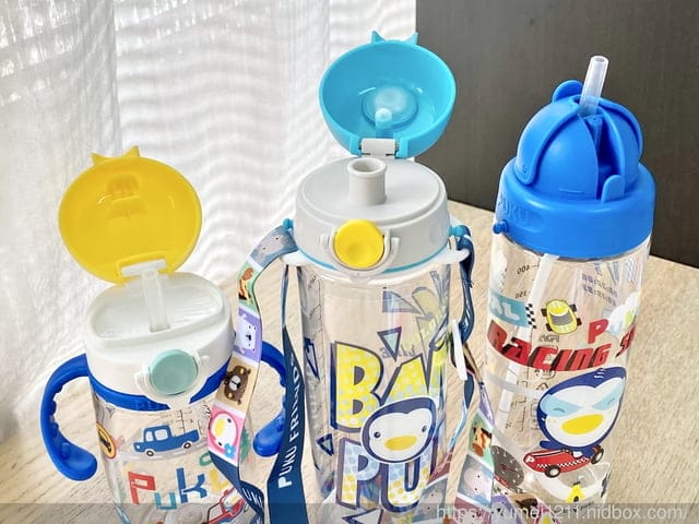 育兒用品-PUKU藍色企鵝-乖寶寶學習水壺組合