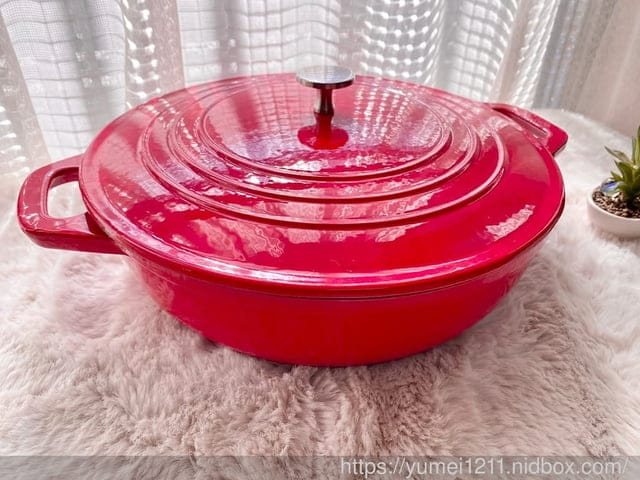 鑄鐵鍋家常料理食譜-【Amercook】LA PLURIEL系列30cm多彩加厚白琺瑯鑄鐵鍋-超值組(赫本紅 - 第35張圖 鑄鐵鍋家常料理食譜-【Amercook】LA PLURIEL系列30cm多彩加厚白琺瑯鑄鐵鍋-超值組(赫本紅