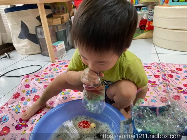 防疫宅家/超簡單自製雲朵泡泡疊高高~~~泡泡遊戲、親子共學、親子遊戲