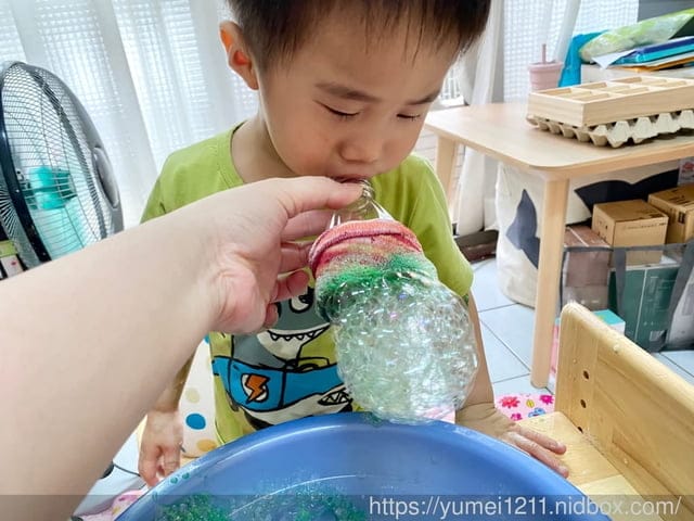 防疫宅家/超簡單自製雲朵泡泡疊高高~~~泡泡遊戲、親子共學、親子遊戲