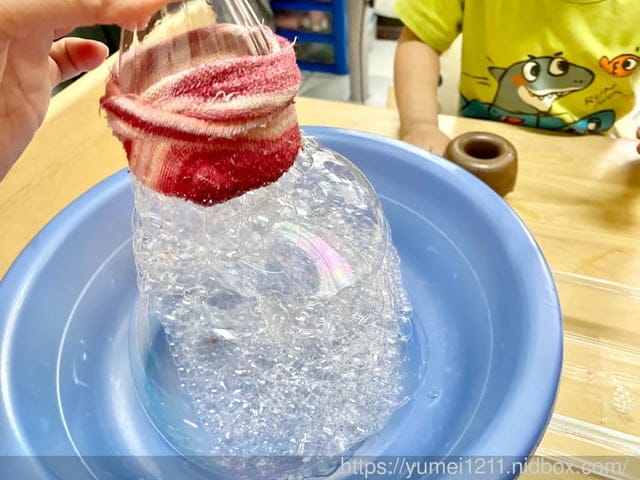 防疫宅家/超簡單自製雲朵泡泡疊高高~~~泡泡遊戲、親子共學、親子遊戲