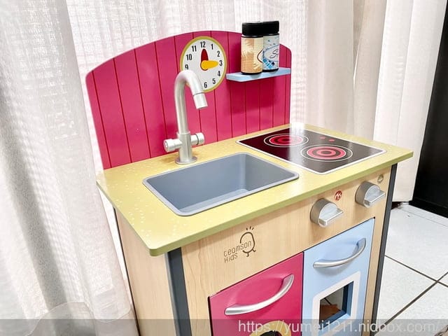 廚房遊戲-Teamson小廚師波爾多木製家家酒玩具小廚房,探索小主廚的夢想世界 - 第5張圖 廚房遊戲-Teamson小廚師波爾多木製家家酒玩具小廚房,探索小主廚的夢想世界