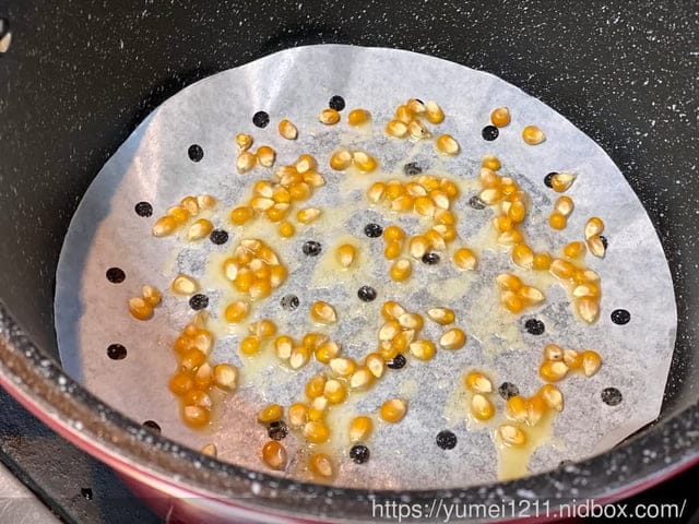 低壓鍋食譜-親子料理-焦糖爆米花