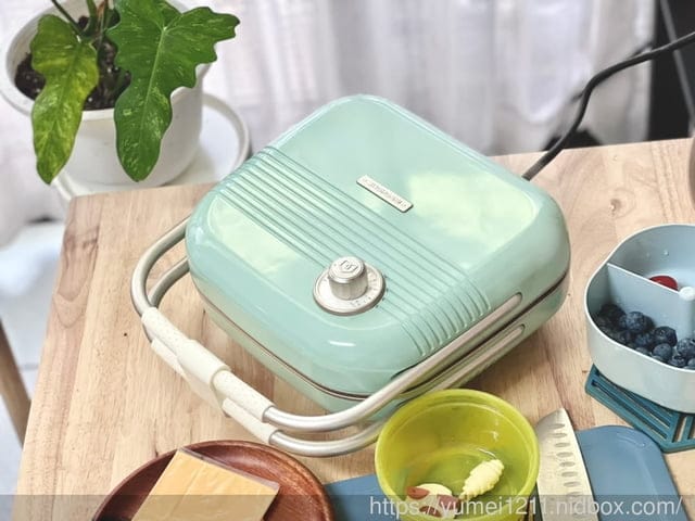 輕食土司｜iNNOHOME-復古三明治機｜3.2公分超厚實的熱壓吐司｜視覺更”厚”看喔