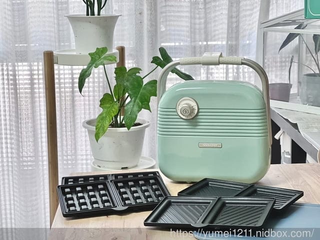 輕食土司｜iNNOHOME-復古三明治機｜3.2公分超厚實的熱壓吐司｜視覺更”厚”看喔