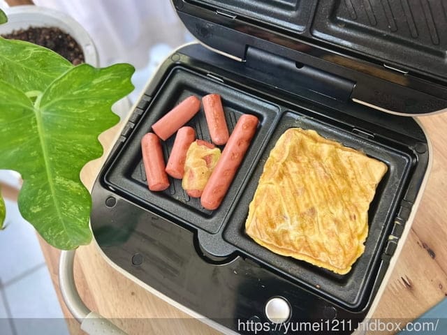 輕食土司｜iNNOHOME-復古三明治機｜3.2公分超厚實的熱壓吐司｜視覺更”厚”看喔