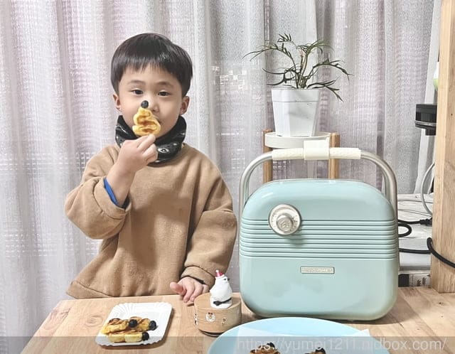 輕食土司｜iNNOHOME-復古三明治機｜3.2公分超厚實的熱壓吐司｜視覺更”厚”看喔