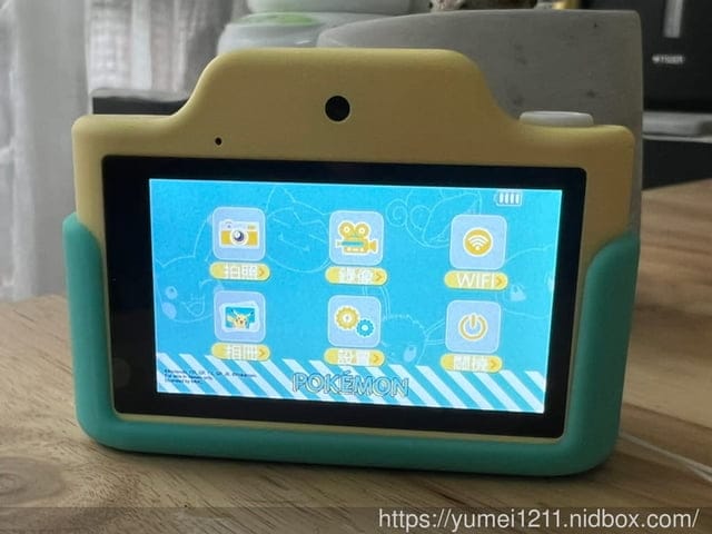 【YOMIX 優迷】Pokémon寶可夢聯名款 Wi-Fi兒童數位相機KC-1
