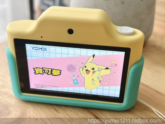 【YOMIX 優迷】Pokémon寶可夢聯名款 Wi-Fi兒童數位相機KC-1