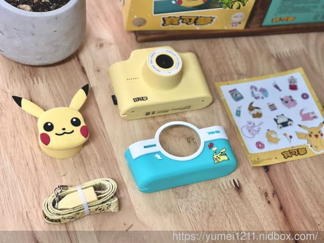 【YOMIX 優迷】Pokémon寶可夢聯名款 Wi-Fi兒童數位相機KC-1