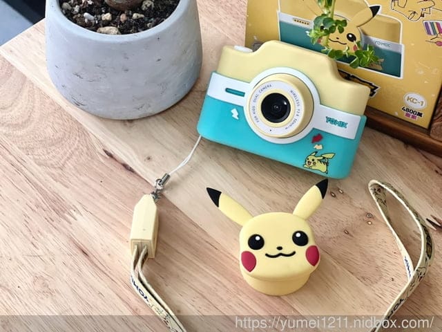 【YOMIX 優迷】Pokémon寶可夢聯名款 Wi-Fi兒童數位相機KC-1