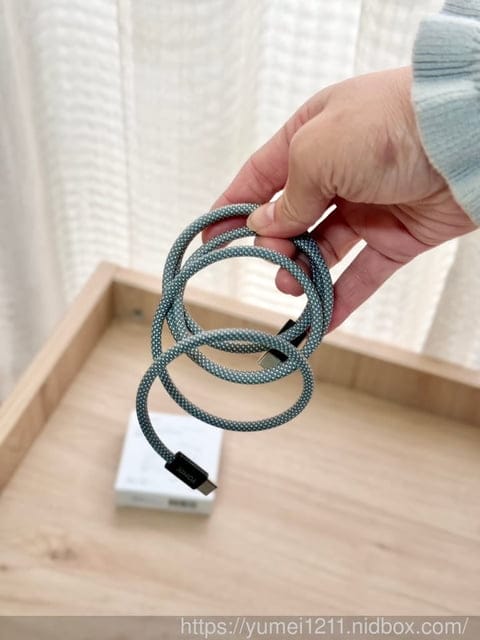 磁吸充電傳輸線推薦|YOMIX優迷|Type-C to Type-C PD100W快充磁吸編織收納充電傳輸線1M|一秒方便收納|強迫症必收 - 第3張圖 磁吸充電傳輸線推薦|YOMIX優迷|Type-C to Type-C PD100W快充磁吸編織收納充電傳輸線1M|一秒方便收納|強迫症必收