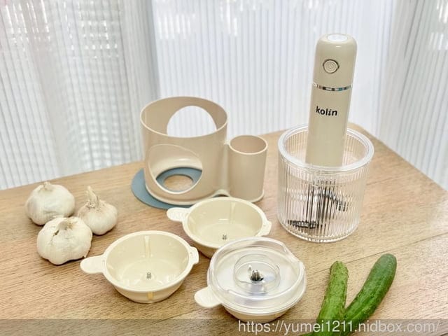 懶人料理必備神器｜Kolin 歌林無線多功能調理機｜冰沙、備料、低卡麻糬三種超實用做法