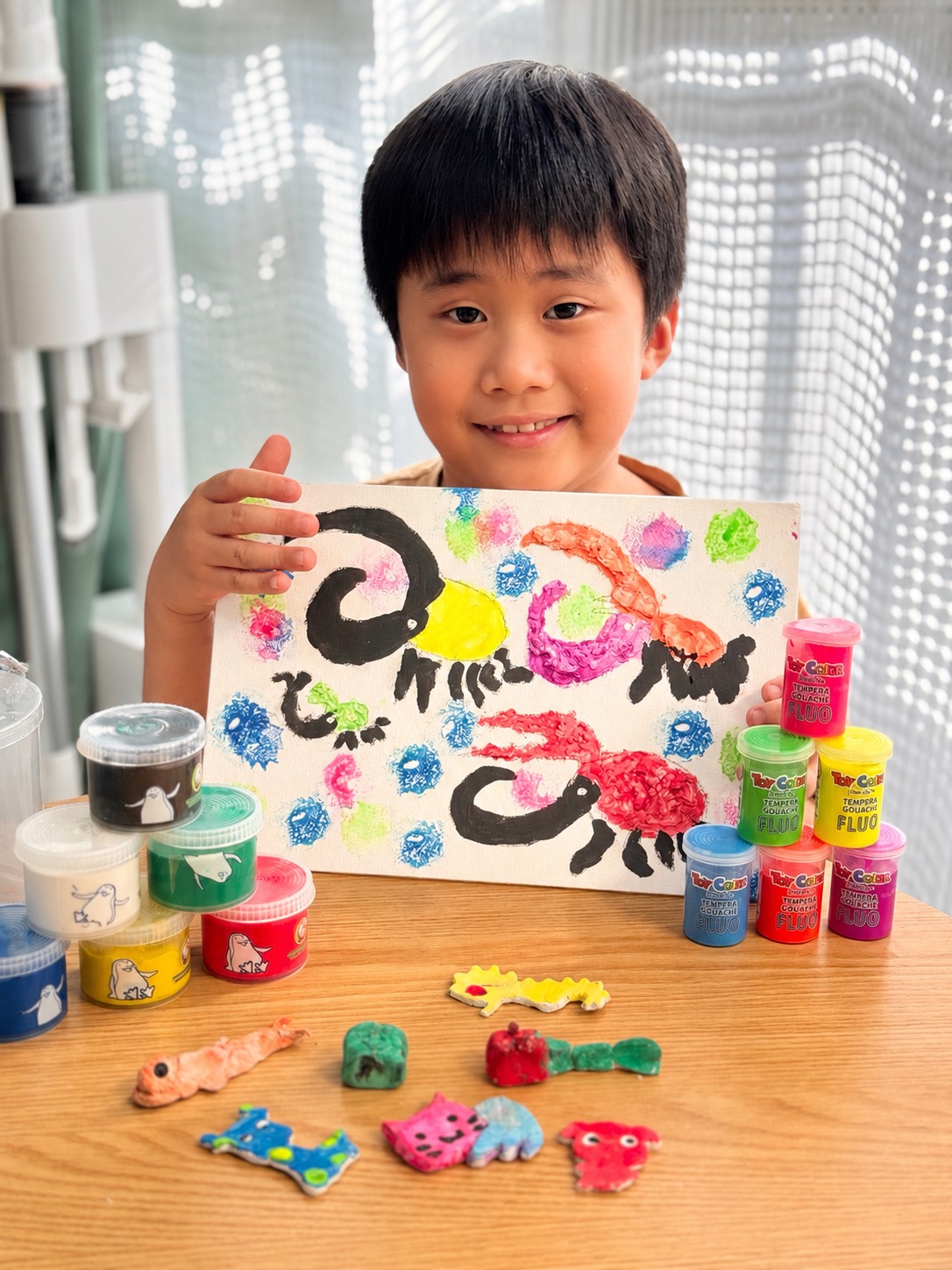 來自義大利的療癒美勞時光：Toy Color 黏土顏料禮盒組＋手指膏